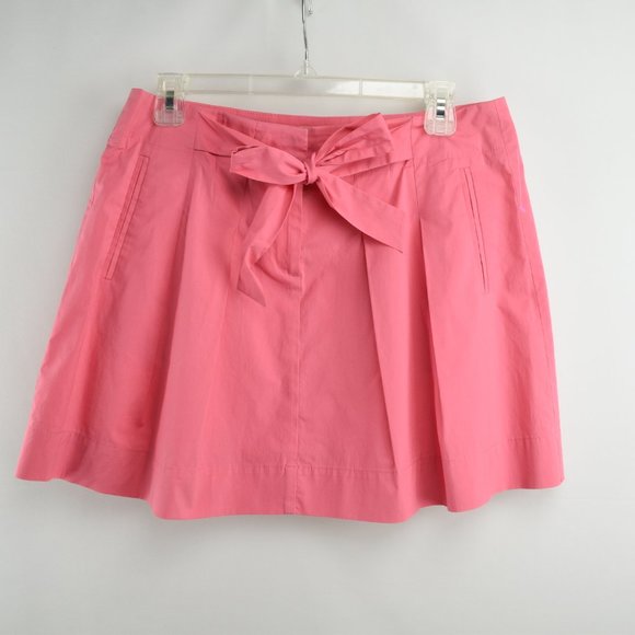 Theory | Pink Pleated Mini Skirt Size 10 - Picture 6 of 14